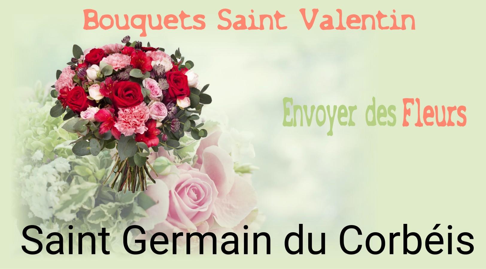 Roses de Saint-Valentin livrées à Saint-Germain-du-Corbéis